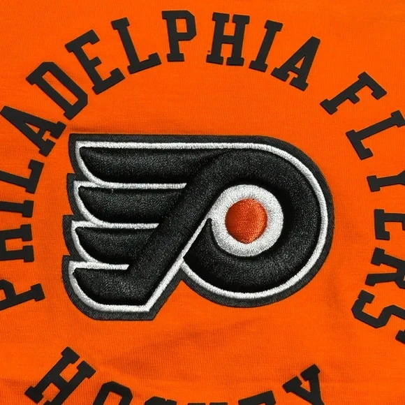 Philadelphia Flyers Pro Standard NHL Hockey Shirt Embroidered Patches Mens Large - Picture 4 of 5